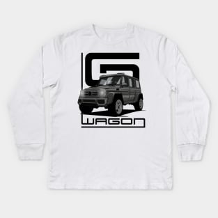 G Wagon G class off road icon car Kids Long Sleeve T-Shirt